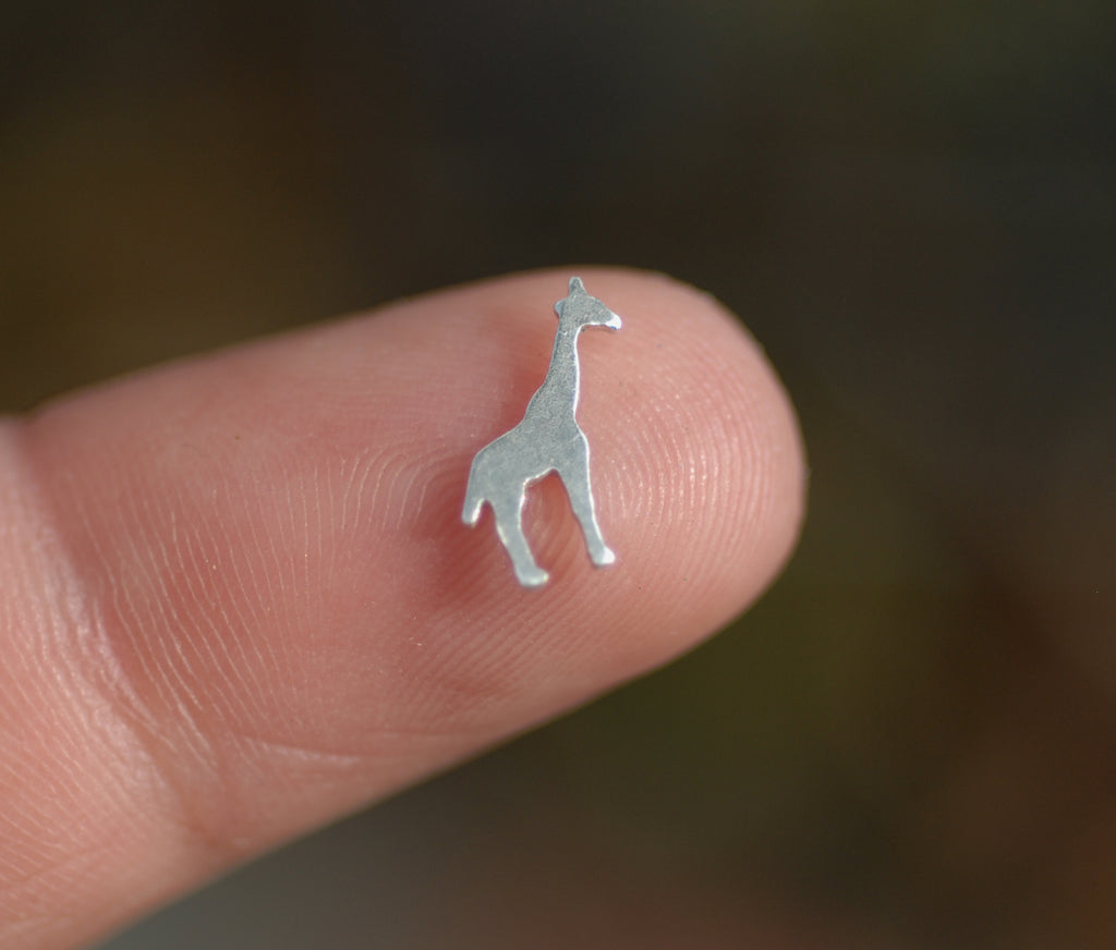 Our Most Tiny Metal Blanks - Giraffe Shaped Mini Blank