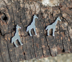 Our Most Tiny Metal Blanks - Giraffe Shaped Mini Blank