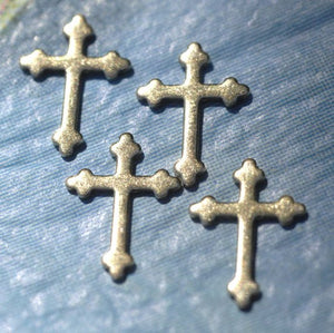 Tiny metal Cross Blanks