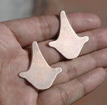 Curvy Teardrop blanks for layered pendants, earrings, or bracelets