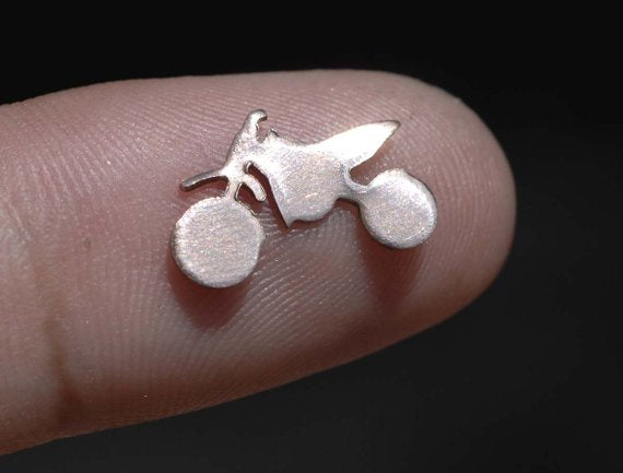 Tiny metal Motorcycle Blanks, Motorbike
