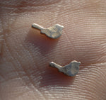 Hammered Most Tiny Metal Bird Mini Blanks