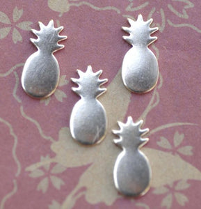 silver metal tiny pineapples 