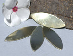 bronze metal pointed ovals