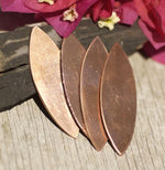 copper pointed oval shape