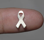 Tiny metal Awareness Ribbons, Mini Ribbon