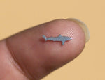 Tiny metal Shark blanks