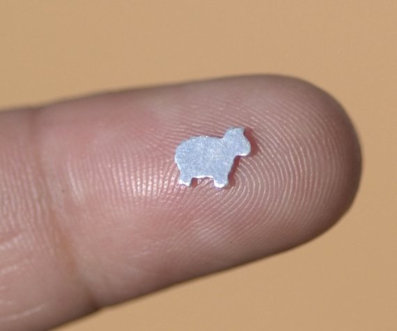 Tiny metal Sheep blanks
