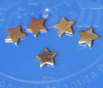 Tiny metal Stars 5mm, Chubby star blanks
