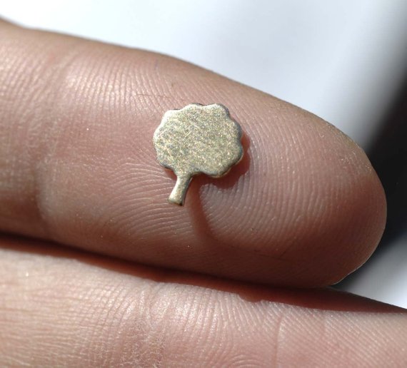 Tiny metal Tree blanks